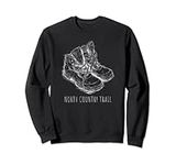 Hiking Boots Thru Hiking the North Country Trail Sweatshirt