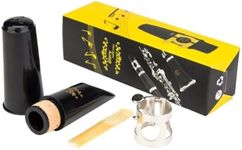 Glory Clarinet Mouthpiece Kit with Ligatureone Reed and Plastic Cap~black Click to See More Colors