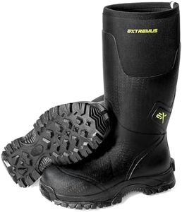 Extremus by KastKing MudRidge Hunting Boots, Men’s Waterproof Insulated Rubber Boots With 6mm Neoprene, All-terrain Anti-slip Sole, Warm Cold Weather Hunting, Fishing, and Farm Boots