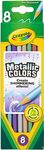 Crayola Metallic FX Colored Pencils - 8 Pencils, 6 Pack