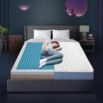 Wakefit Foam Xpertgrid King Size Double Bed Mattress|3300+ Air Channels|Cooling Mattress|10 Years Warranty (75X70X6 Inches, White)