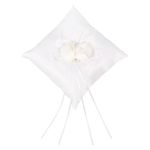 Bud Flower Wedding Ring Cushion 20 x 20 cm