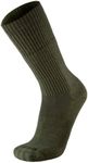 LEGEND Compression Tactical Socks | All Weather Boot Socks | Merino Wool Mid-Calf Military Socks for Men and Women, Olive Green, Large