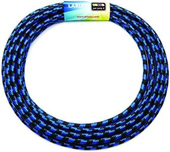 Just Jump It Lil Lariat Junior Lasso Rope - Pre-Tied 20' Kids Cowboy Rope - Blue and Black