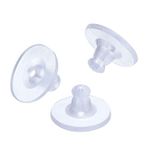 20xNamgiy Rubber Earring Backs Stud Backs Plastic Earring Clasps Safety Backs Clutch for Jewellery-Making Accessories 0.12cm