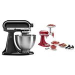 KitchenAid Classic Series 4.5-Quart Tilt-Head Stand Mixer | KitchenAid Metal Food Grinder Attachment