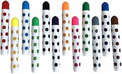 Yuanhe Bingo Daubers 12 Pack in Mixed Colors, Dot Art Markers,Bingo Markers