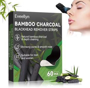 Blackhead Remover Strips, Charcoa Pore Strips 60 PCS, Deep Cleansing Nose Strips Blackhead for All Skin Types, Keep Skin Clear and Tighten Pores (Women and Men)