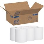 Scott High Capacity Hard Roll Paper Towels (01005), White, 1000'/Roll, 6 Rolls/Convenience Case