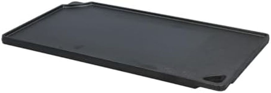Lodge | Plaque de cuisson en fonte 2en1 : Grill et plancha | 42x24cm | Gazinière, four ou barbecue