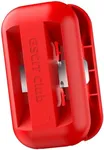GSCIT Club Edge Banding Trimmer, Carbide Blades Hand Planer Edge for Burrs Edge Trim Planer Wood Scraper Edge Banding Tools Cutter for PVC ABS Melamine (Red)