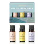 Folkulture Essential Oils for Laundry, Set of 3 Essential Oil Set for Diffuser, Essential Oils for Diffusers for Home - Fresh Linen, Citrus & Lavender Blend Fragrance Oil (The Laundry Pack)