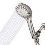 Waterpik ShowerClean Pro Hand Held Shower Head High Pressure Rinser with Built-in Power Jet Wash, Shower Cleaner in Brushed Nickel, QCM-769ME