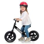 Balance Bike Kids Lightweight Pedal Free Cycle | Balance Learning Bicycle | Suitable for Girls and Boys 2-5 Years Old (Black)