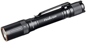 Fenix E20 V2.0 350 Lumen Led Torch with 126m Beam & 50000hrs Lifespan – IP68 Waterproof Torch with Ultra Bright 4 Brightness Levels Tactical Flashlight Powered by AA Battery