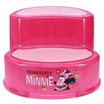 Disney Minnie Mouse 2-Tier Step Stool, Pink