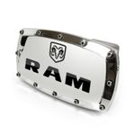 Dodge RAM Engraved Billet Aluminum Tow Hitch Cover, Official Licensed