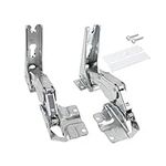 Pair of Hinges For Bosch Neff Siemens Integrated Fridge Freezer 481147 Left or Right side