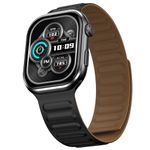 Fire-Boltt Brillia Pro Smart Watch with 51.3mm (2.02 inch) AMOLED Display, Bluetooth Calling, SpO2, Heart Rate Monitoring, 120+ Sports Modes, IP67 Waterproof, Long Battery Life (Black Mag)