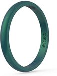 Enso Rings Halo Legend Silicone Ring - Made in The USA - an Ultra Comfortable, Breathable, and Safe Silicone Ring - Men's and Women's Silicone Wedding Ring (Dragon, 3)