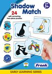 Frank Shadow Match – (48 Pieces) 24 Self-Correcting 2 Pcs Puzzle - Early Learner Educational Jigsaw Puzzle with Images for Kids 3 Years and Above - Fun & Educational Toys and Games -10113