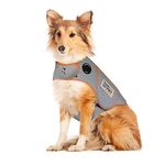 Thundershirt Dogs Clothing Thundershirt Dog Anxiety Jacket, Platinum, Large