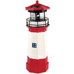Solar Lighthouse with Rotating Lamp