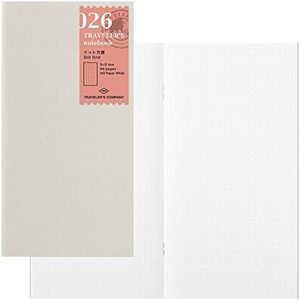 Traveler's Notebook Refill, Dot Grid, 3 Pack, Regular Size, 14400006