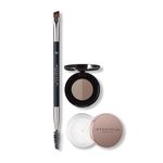 Anastasia Beverly Hills Soft Arch Brow Kit - Essential Eyebrow Shaping Set featuring Full-Size Brow Wiz and Brow Stencil Templates for Symmetrical Brows - Medium Brown