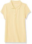 The Children's Place Girls' Uniform Pique Polo Pale Sun S (5/6)