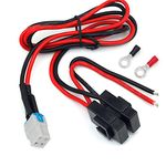 Kymate 4-pin 12AWG DC Power Supply Cable for Yaesu Radio FT-450D FT-891 FT-991-A FT950 FTDX-1200 Kenwood TS-480 TS-590SG TS-890s Icom IC-7000 IC-7200 IC-7600 IC-7300 Alinco DX-SR9T Vertex