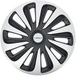 Michelin 009122 Box of 4 Wheel Covers NVS 3D Black Edition, 15 inches