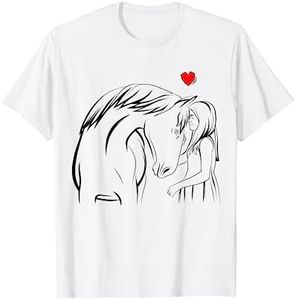 Caballos chica amor jinete amante de los caballos Camiseta