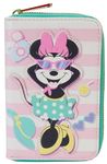 Loungefly Disney Minnie Mouse Vacation Poolside Zip Around Wallet, Multicolor, One Size, Zip Around