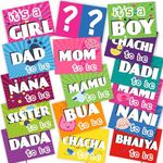 Wobbox Baby Shower Caremony Photo Booth Props, Baby Shower Props for Photoshoot, Baby Shower Decoration, Mom to Be Daddy to Be Decoration, Godh Bharai Ceremony Decorations Items-(FP72)