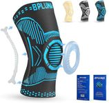 Bpluma Knee Brace for Knee Pain Men and Women, Knee Compression Sleeve for Torn Meniscus, Arthritis, Joint Pain，Knee Support for Working Out, Running, Weight Lifting，Fitness