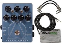 Darkglass Alpha Omega Bass Pre-Amp and Overdrive Pedal w/Cloth and 4 Cables