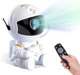 Trendylis Astronaut Galaxy Night Light Projector(2nd Generation Model) Star Nebula Ceiling LED Lamp with Timer and Remote, Gift for Kids, Adults for Bedroom, Christmas, Birthdays and Valentine's Day.