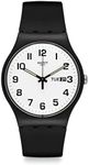 Swatch Twice Again black Unisex Watch - Model: SO29B703 | Material: Bio-sourced Material, Black