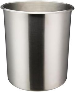 Winco BAMN-12, 12-Quart Stainless Steel Bain Marie Pot W/О Lid, NSF, Double Boiler, Sauce Pot