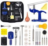 Zistel Watch Repair Kit + Watch Press, Watches Band Link Pin Set with Carrying Case, Watch Battery Replacement Tool Kit, Watch Tools with Spring Bar Tool