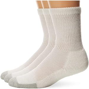 thorlos Tx Max Cushion Crew Tennis Socks, White (3 Pairs), X-Large