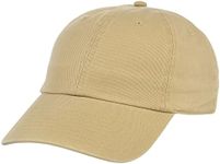 Lids Blank Baseline Dad Adjustable Strapback Hat Khaki