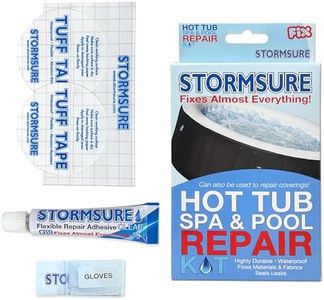 Stormsure Hot Tub, Spa and Pool Repair Kit - Ultimate Solution for PVC and Vinyl Repairs