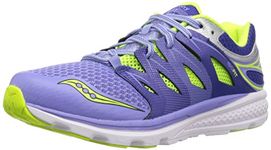 Saucony Girls' Zealot 2 Running Shoe, Purple/Blue, 10.5 Wide US Little Kid