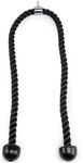 GymPin Double Length Tricep Pull Down Rope - 55 Inches Attachment for Cable Machine - Heavy Duty Long Tricep Pull Down Rope - 4 Feet 7 Inch