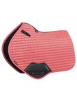 LeMieux Close Contact Suede Square Saddle Pad - Saddle Pads for Horses - Equestrian Riding Equipment and Accessories (Papaya - Large)