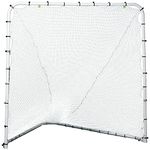 Soozier 6' x 6' Folding Lacrosse Goal, Backyard Lacrosse Net with Steel Frame, Soccer & Lacrosse Training Equipment for Kids, Youth, Adults