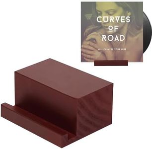 BELLE VOUS Mobile per Giradischi - Adatto a Dischi o Album LP di Spessore 1,4 cm - Mobiletto Giradischi in Legno per Vinile - Scaffale Compatibile con Tutti i CD Singoli e i Tuoi Dischi Preferiti