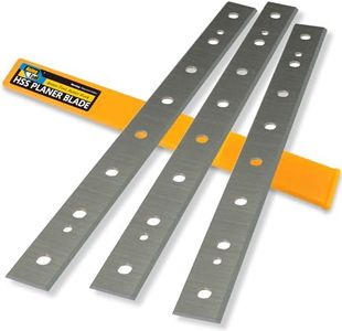 HSS Planer Blades Knives for DeWalt DW735 7352 735X Thickness Planers with 13 Inch Replacement Heat Treated Double edge 1 Set (3 pcs)